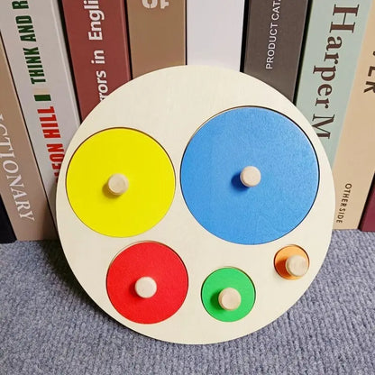 Montessori Toy Wooden Building Blocks Early Learning Educational Toys