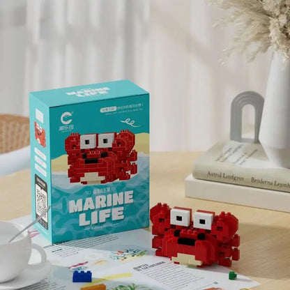 Creative Marine Life Mini Building Blocks Children's Marine Animal Model