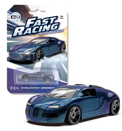 1:64 Color Change Alloy Car Toys for Kids Temperature Sensing Inertial Pull Back