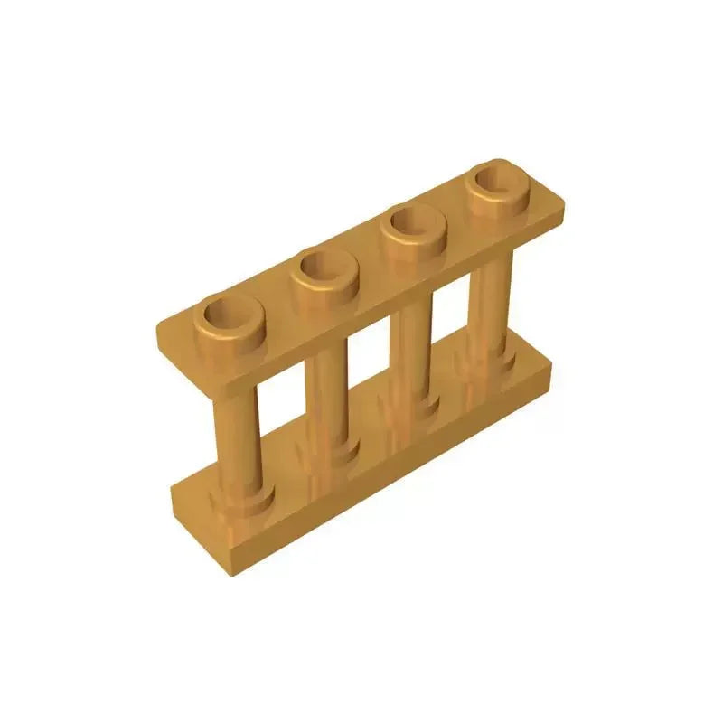 100pcs 15332 DIY Building Blocks 1x4 Railing Thick Figure