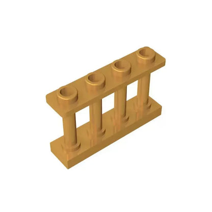 100pcs 15332 DIY Building Blocks 1x4 Railing Thick Figure