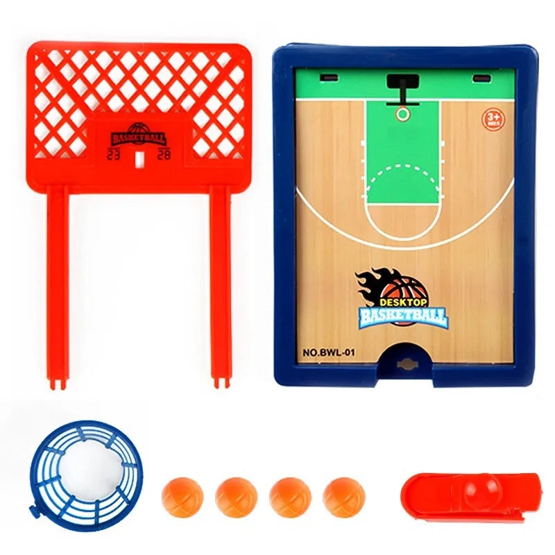 Mini Desktop Board Game Basketball Hoop Finger Shooting Machine