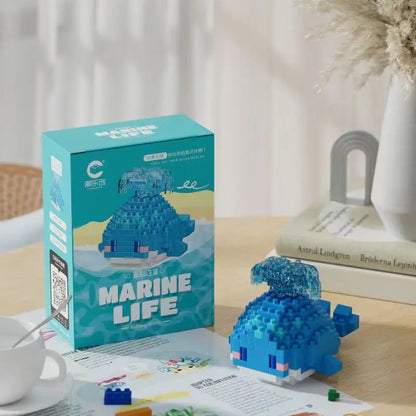 Creative Marine Life Mini Building Blocks Children's Marine Animal Model