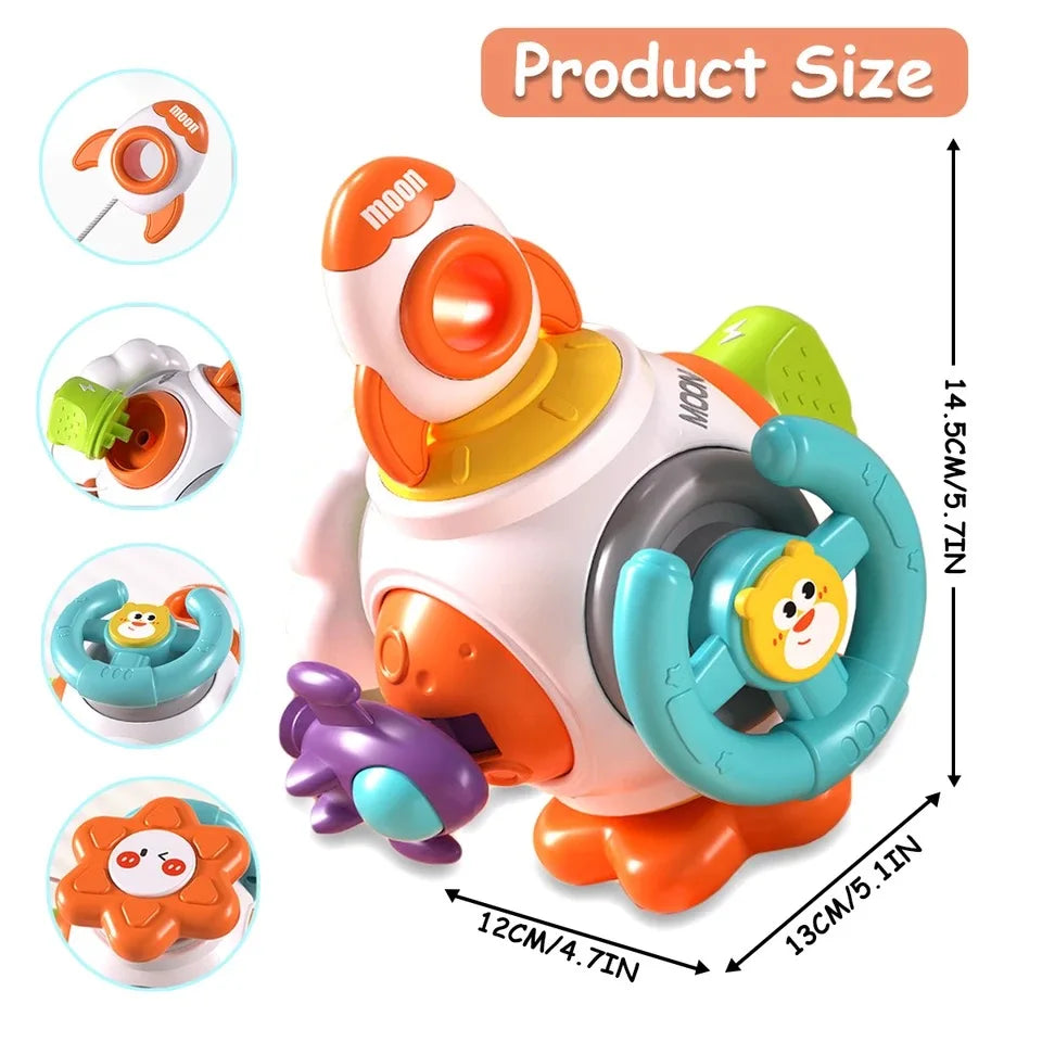 Educational Learning Montessori Toy Busy Cube Hand-on Ability Training Lock Box