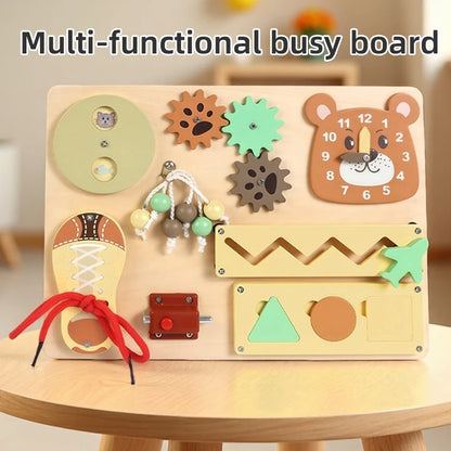 Kid Activity Busy Board Material DIY Accessories Montessori