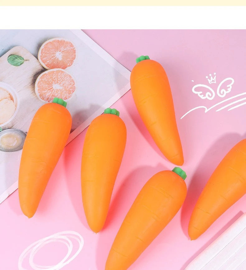 1pc Squishy Carrot, Vegetable Shaped Stress Relief Squishy