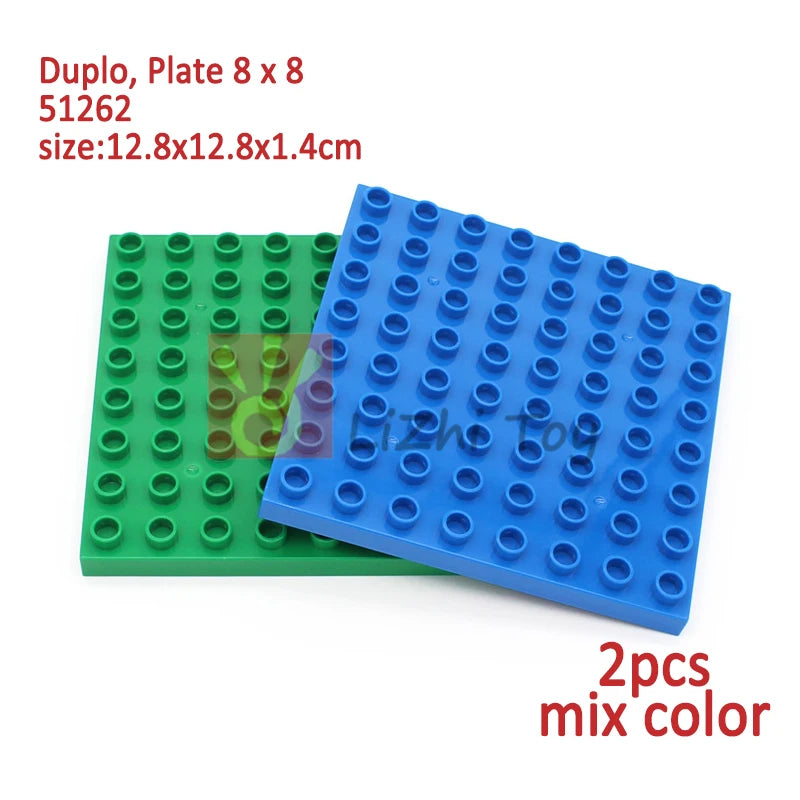 MOC Big Size Building Blocks Bricks Slope Windows Door Car