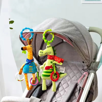 New Soft Giraffe Infant Crib Bed Stroller Baby Rattles For Newborns Car Sea