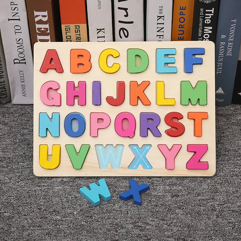Montessori Toy Wooden Building Blocks Early Learning Educational Toys