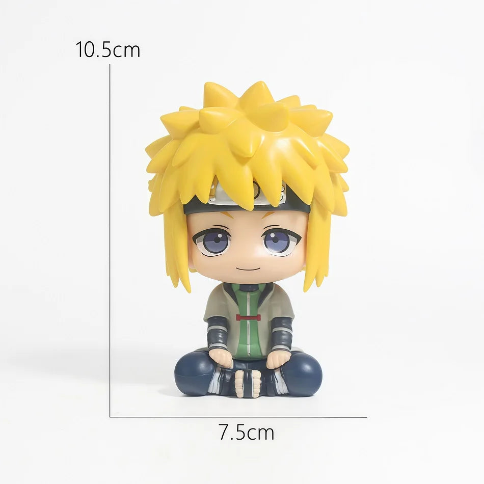 22cm Naruto Shippuden Anime Figure AK Uzumaki Naruto Uchiha Sasuke Action Model Pvc Statue