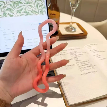 Temperature Change Rrainbow Deformable Rope Pressure Stress Relief Toys