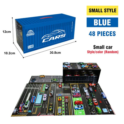 Alloy Pull Back Cars Kids Mini Metal Vehicles Toy Set