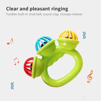 1/4PCS Newborn Hand Rattle Ball Baby Toys