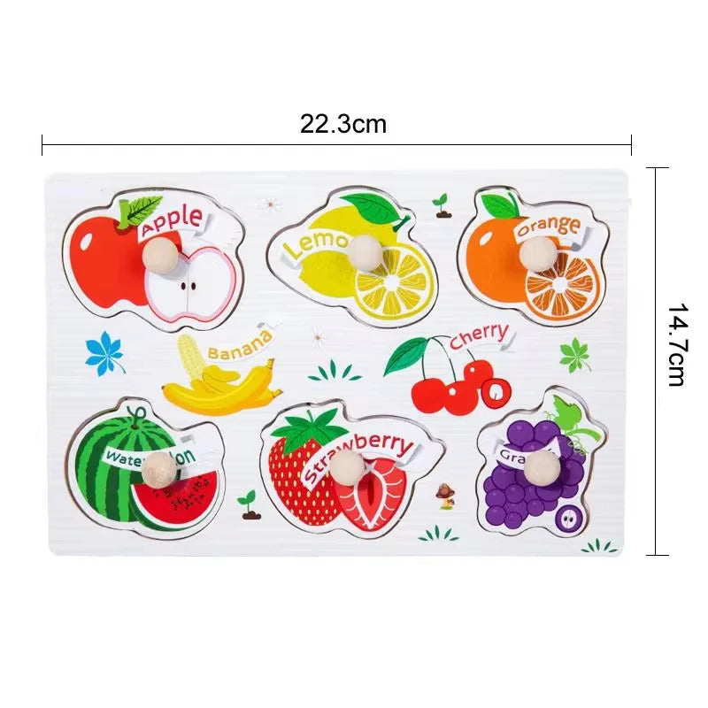 Wooden Puzzles Children Montessori Toys