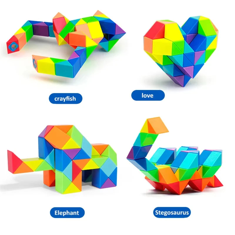 3D Puzzle Fidget Toys Transformable Cube Kid Education Toys