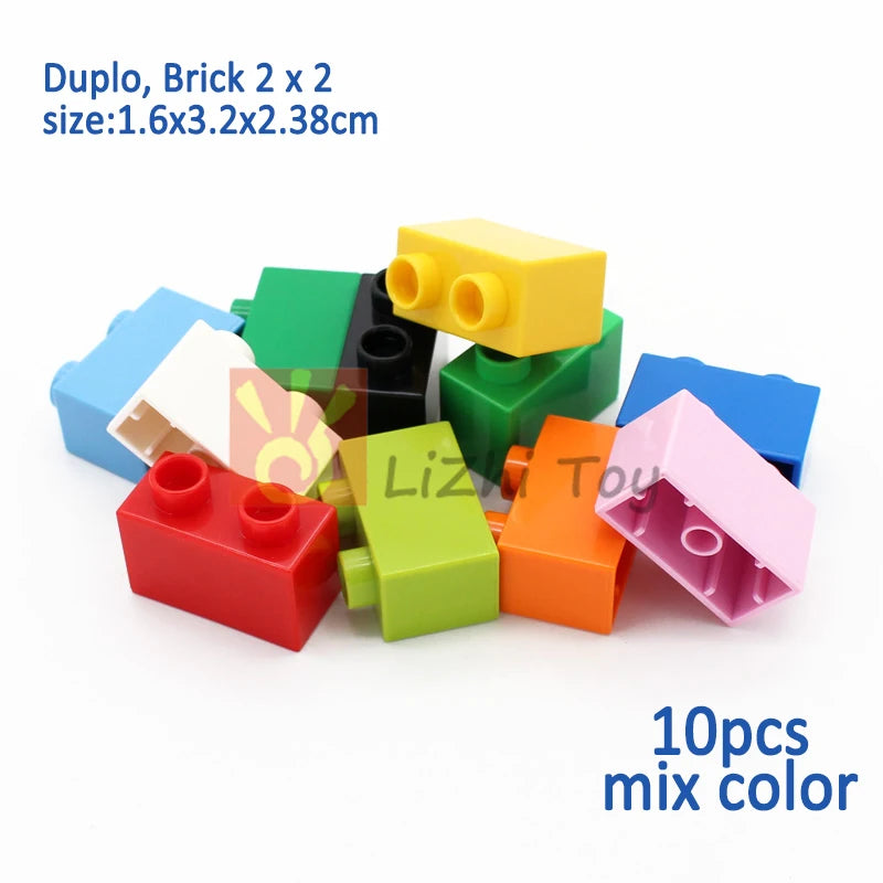 MOC Big Size Building Blocks Bricks Slope Windows Door Car
