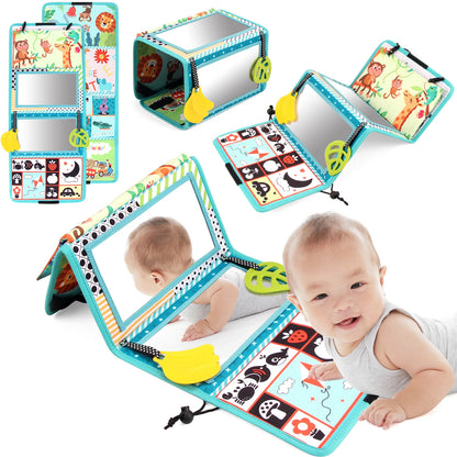 Black and White Baby Floor Mirror Tummy Time Sensory