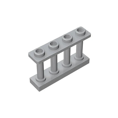 100pcs 15332 DIY Building Blocks 1x4 Railing Thick Figure