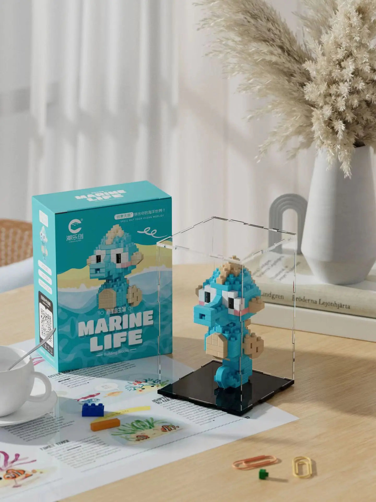 Creative Marine Life Mini Building Blocks Children's Marine Animal Model