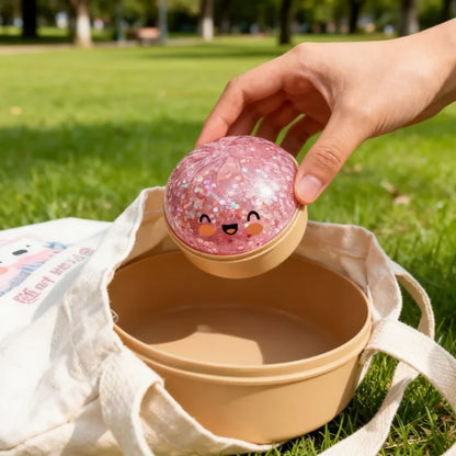 Glitter Dumpling Squishy Pinch Slow Rebound Soft Decompress Mystery Pressure Ball