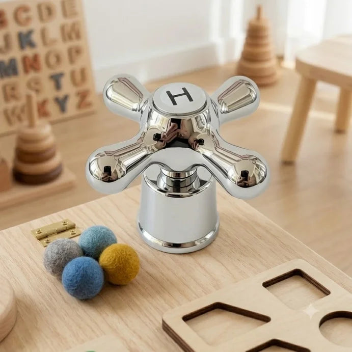 DIY Montessori Busy Board Accessories, Wooden Sensory Educational Toy