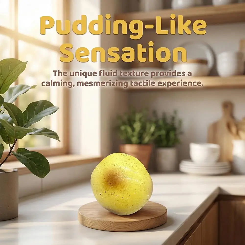 Fluid Potato Squishy Toy Slow Rise Stress Ball, Realistic Fruits Fidget,