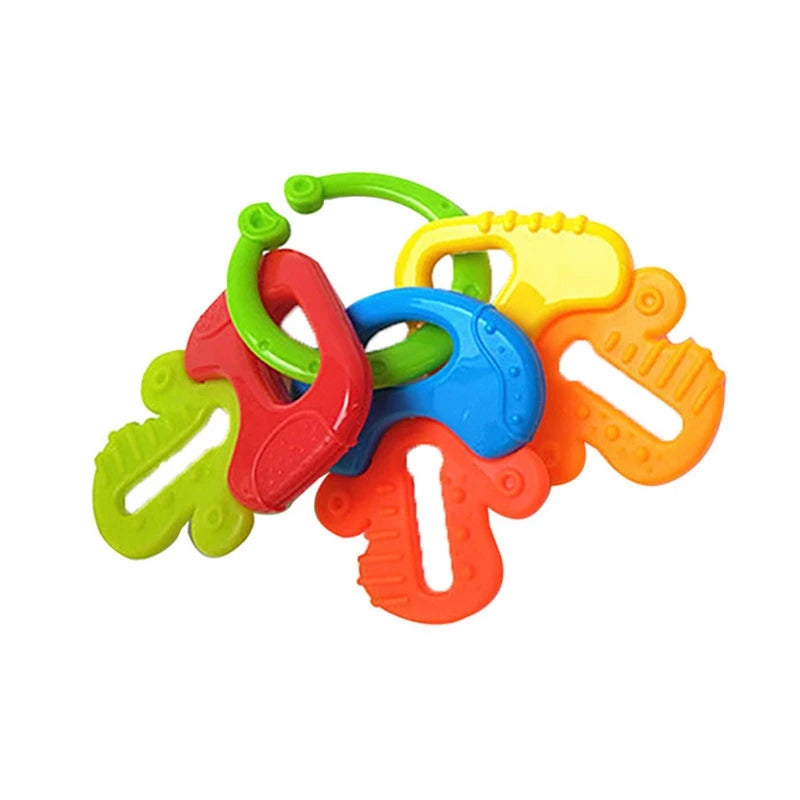 Baby Montessori Toys 0 6 12 Months Sensory Rattle Teether