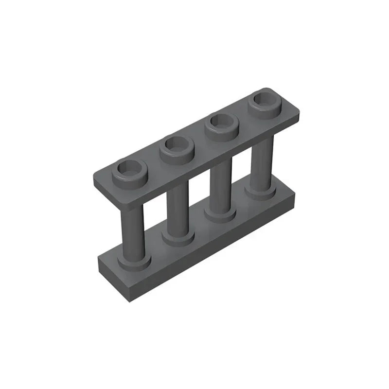 100pcs 15332 DIY Building Blocks 1x4 Railing Thick Figure