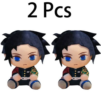 20cm Hot Japan Demon Slayer Plush Dolls Lovely Anime Kimetsu No Yaiba Kamado Tanjirou Nezuko Zenitsu Kyoujurou Toys Kids Gifts