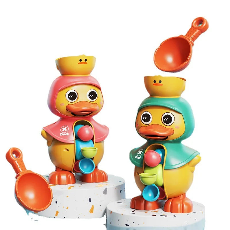 Kids Shower Bath Toys Cute Duck Bathtub Toys