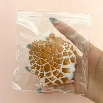 Realistic Silicone Egg Squeeze Toy Crack Egg Fidget