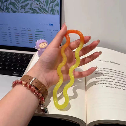 Temperature Change Rrainbow Deformable Rope Pressure Stress Relief Toys