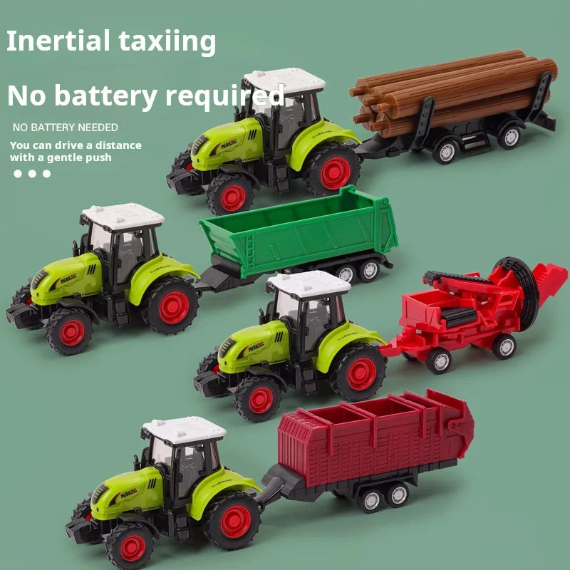 1pcs Simulation Farm Vehicles Mini Car Model Engineering Car