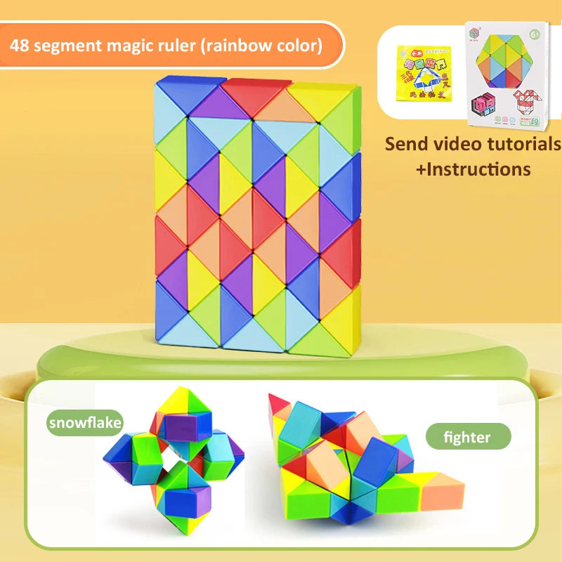 3D Puzzle Fidget Toys Transformable Cube Kid Education Toys