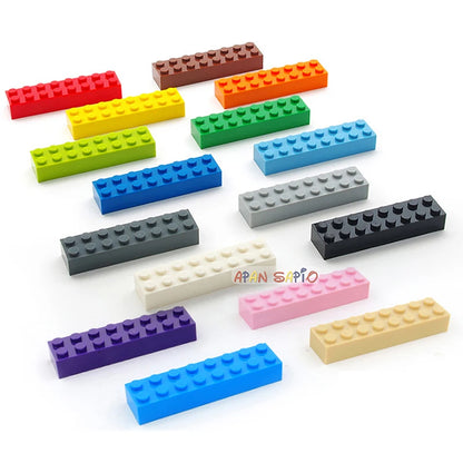 20pcs DIY Building Blocks Thick 2x8 Dots Educational Creative Toys
