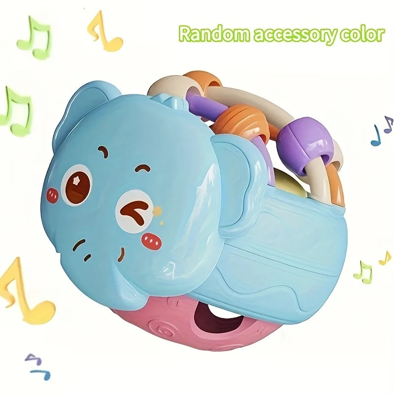 Hand-Held Baby Rattle Puzzle Early Education Snail Rattle Plastic Ball