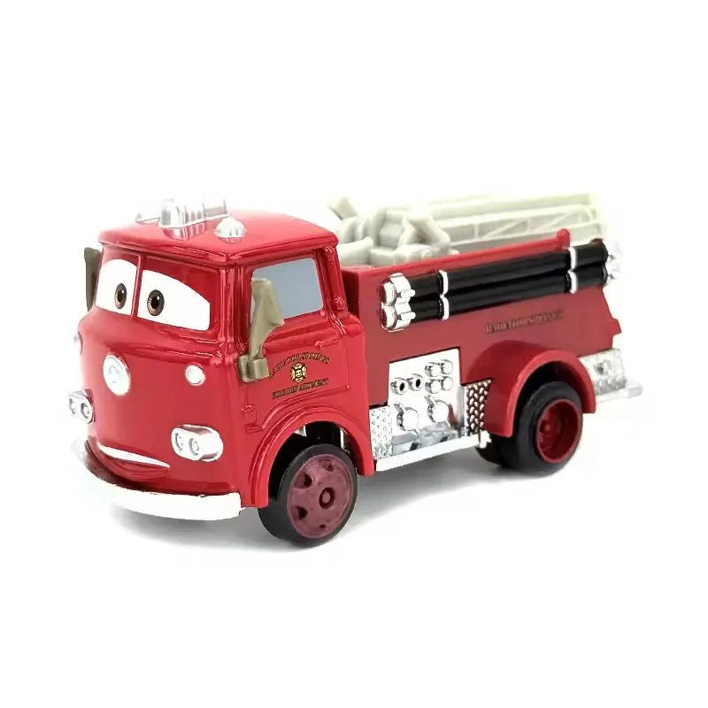 Pixar Cars Lightning McQueen Storm Jackson Mack Container Truck