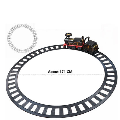 Electric Train Kids Riding Toy Ailway Can Carry Train Rail Car Train