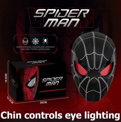 In Stock Miles Spider-Man 1:1 Scale Electronic Mask With Moving Glowing Eyes
