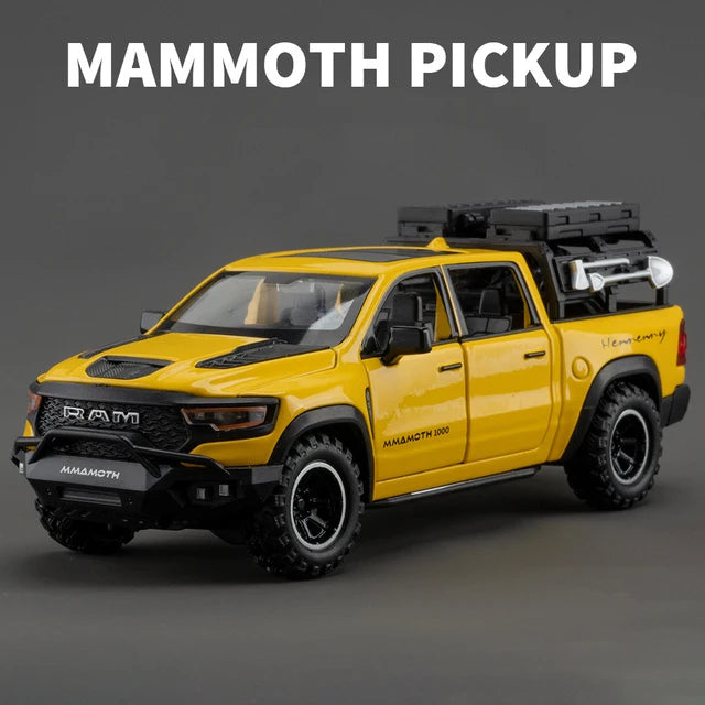 1:32 Dodge RAM 1000 TRX Mammoth Picku Alloy Car Model Sound And Light