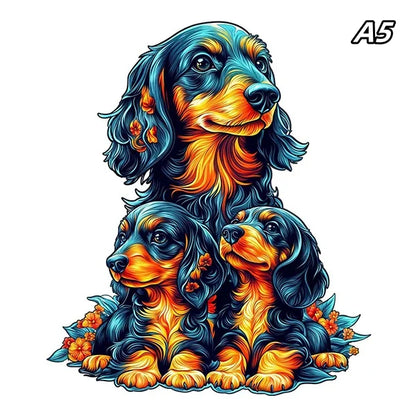 Jigsaw Puzzle Mysterious Animal Puzzles Dog Puzzles