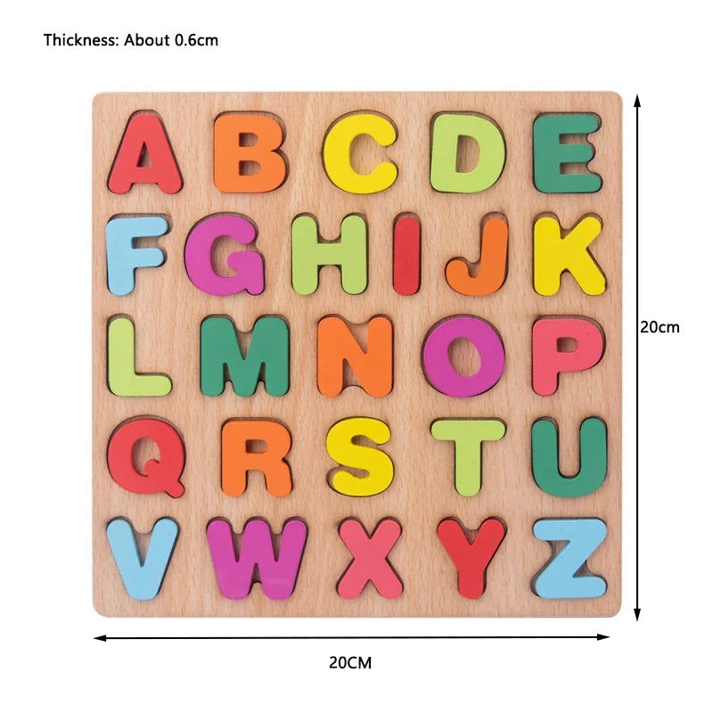 Wooden Puzzles Children Montessori Toys