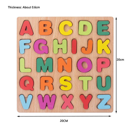 Wooden Puzzles Children Montessori Toys