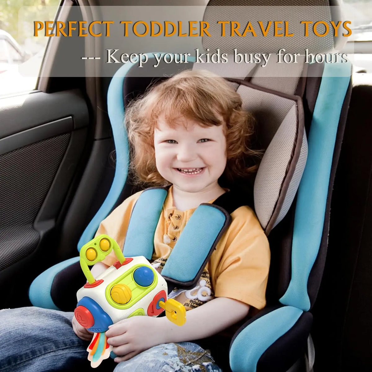 Cube Toys for Toddler Sensory Activities Busy Board Early Educational Learning