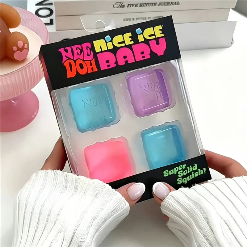Conjunto de Cubos Sensoriais Needoh Nice Ice Baby Fidget