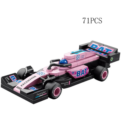 City Speed Racing MOC Car Sports Building Blocks Bricks Classic