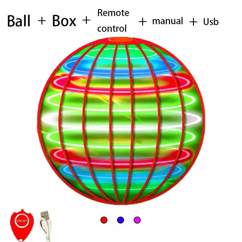 Flying Ball Boomerang Flyorb Magic With LED Lights Drone Hover Ball