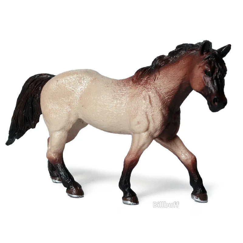 DIY Horse Race Model Horseman Farm Animal Figurines