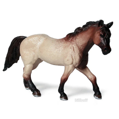 DIY Horse Race Model Horseman Farm Animal Figurines