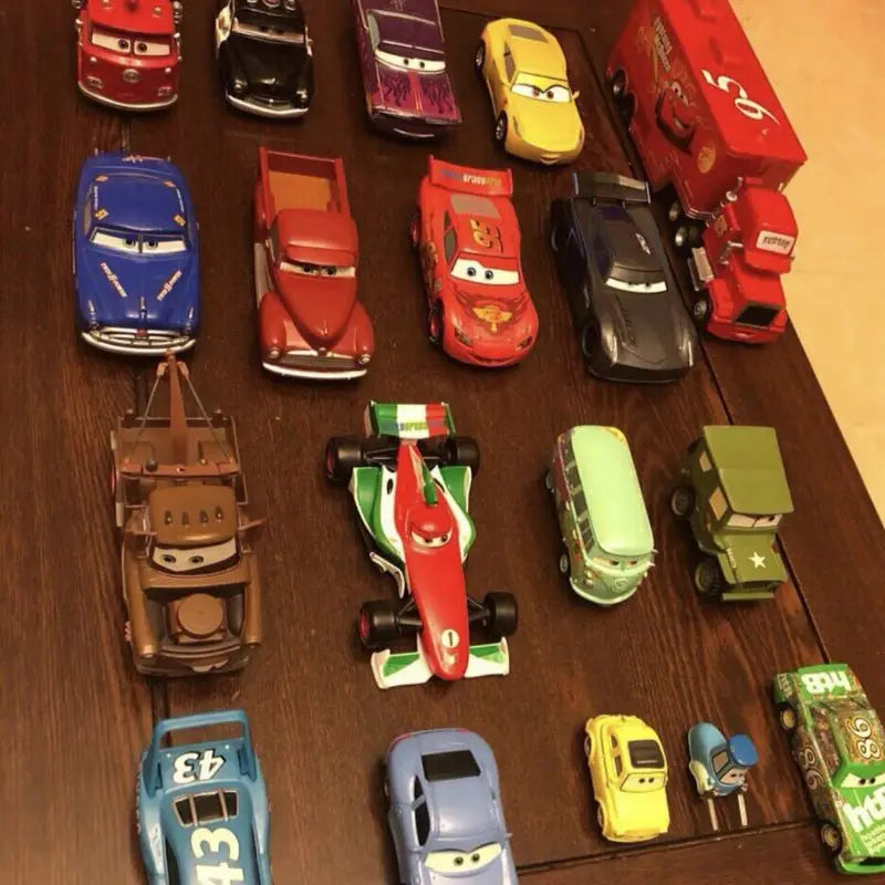 Pixar Cars Lightning McQueen Storm Jackson Mack Container Truck